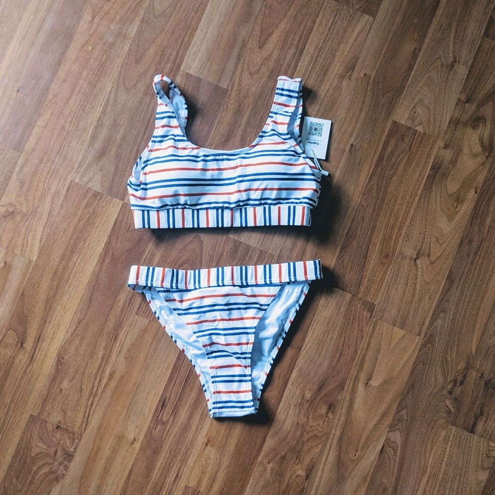Striped Retro Bikini